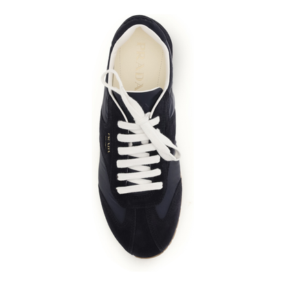 MAYFEYR - Prada - Suede And Fabric Sneakers - 2EE465FG000D7R