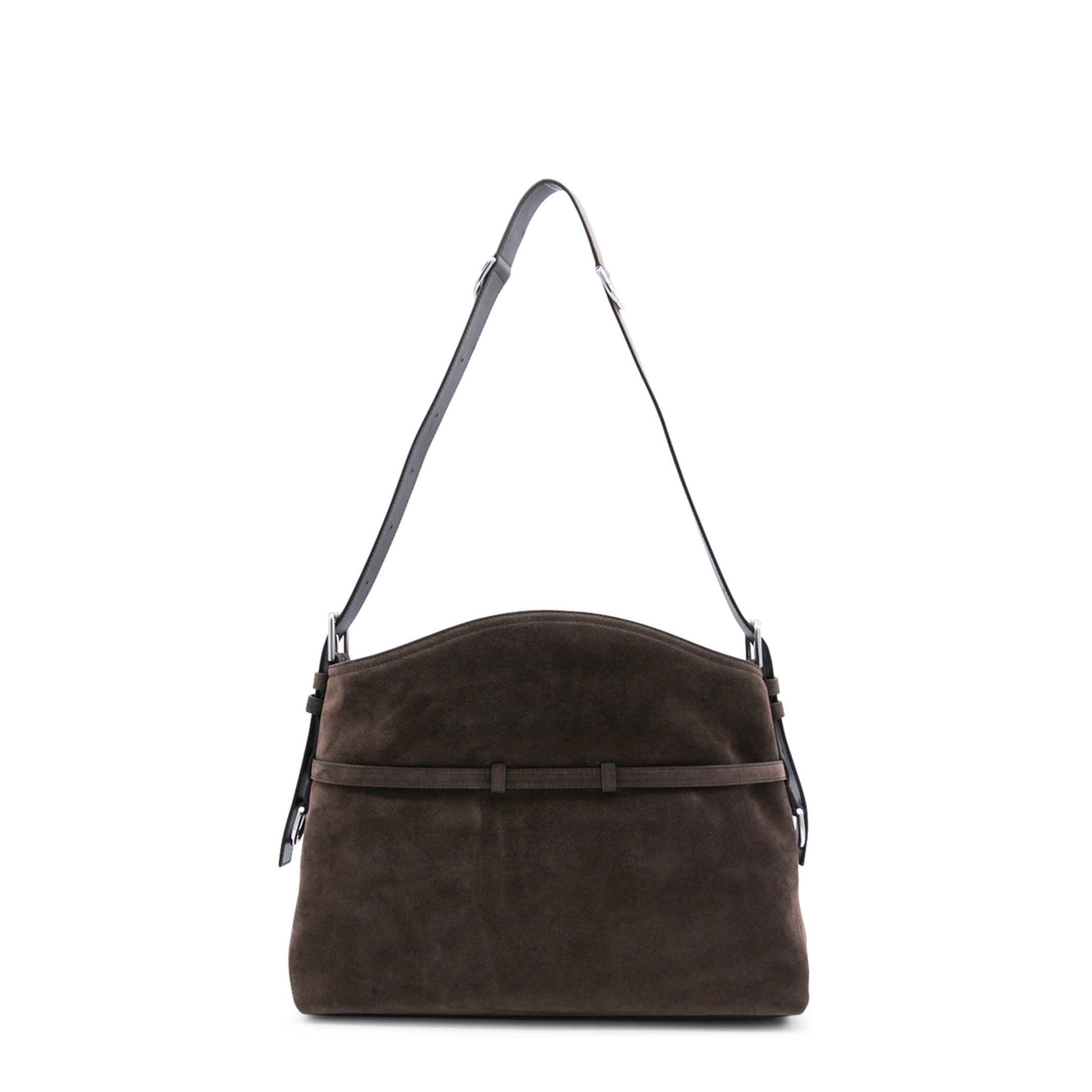 Medium Voyou Shoulder Bag Ebony Brown