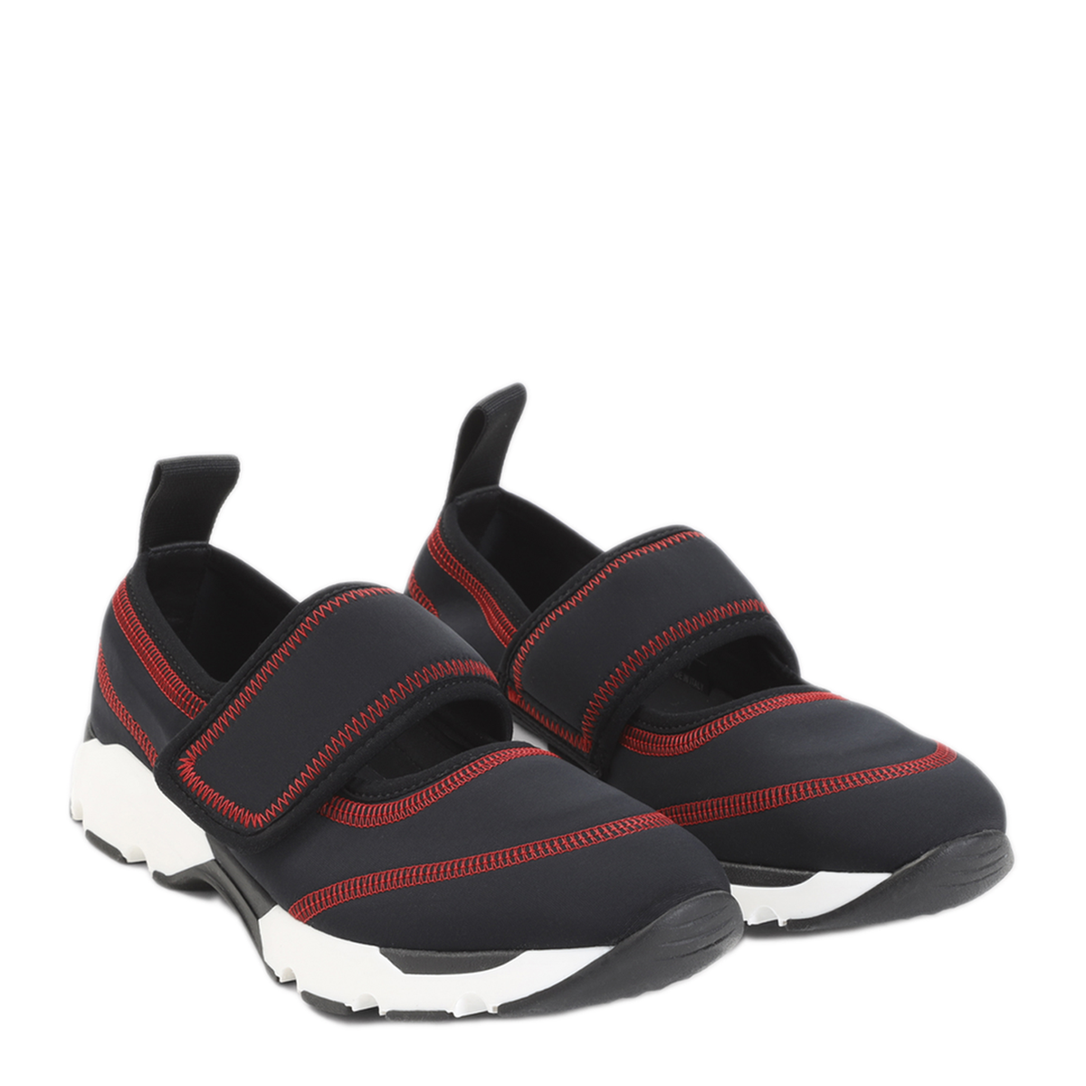 MAYFEYR - Marni - Black Red Sneakers - SNZW021302P7928ZO285
