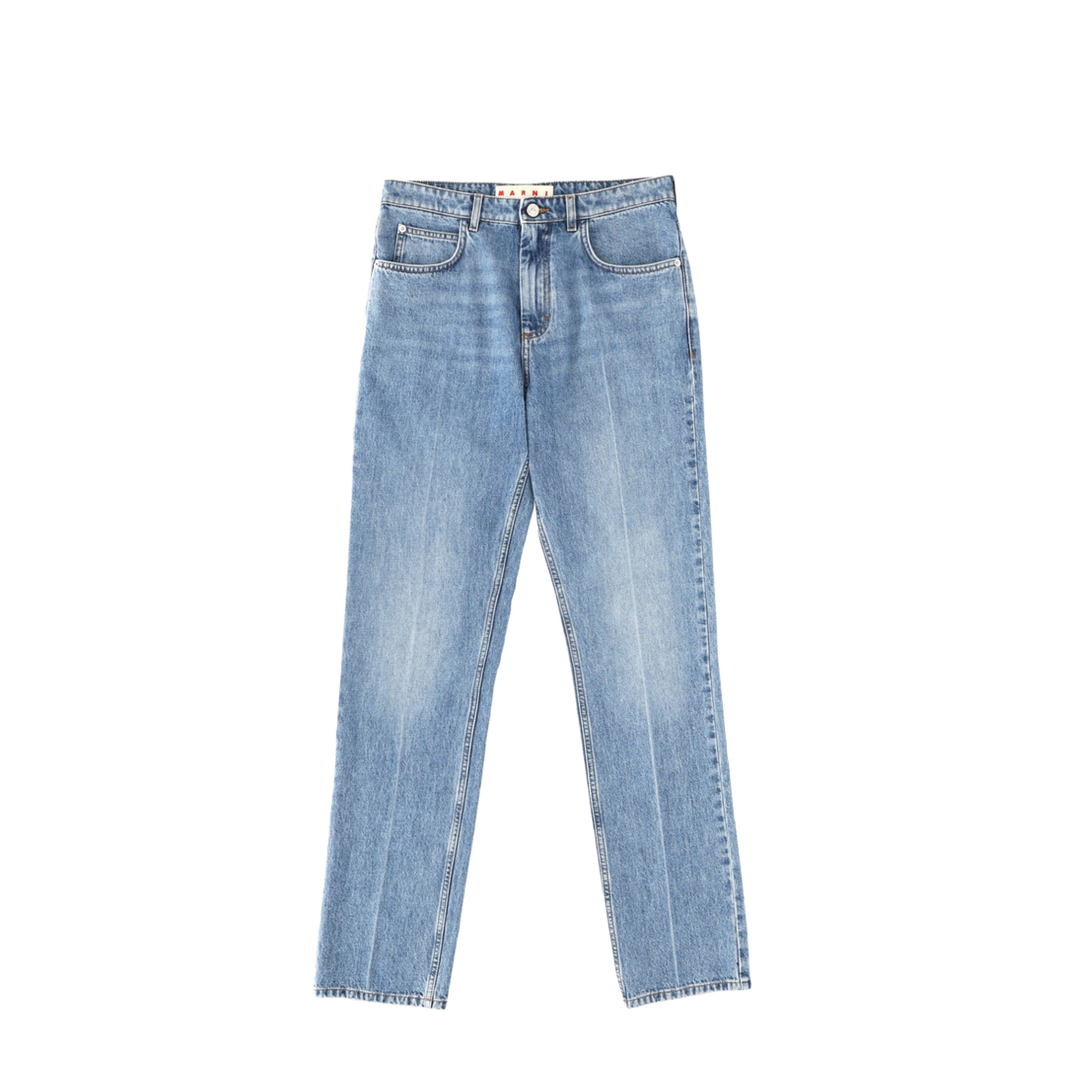 Cotton Denim Pants