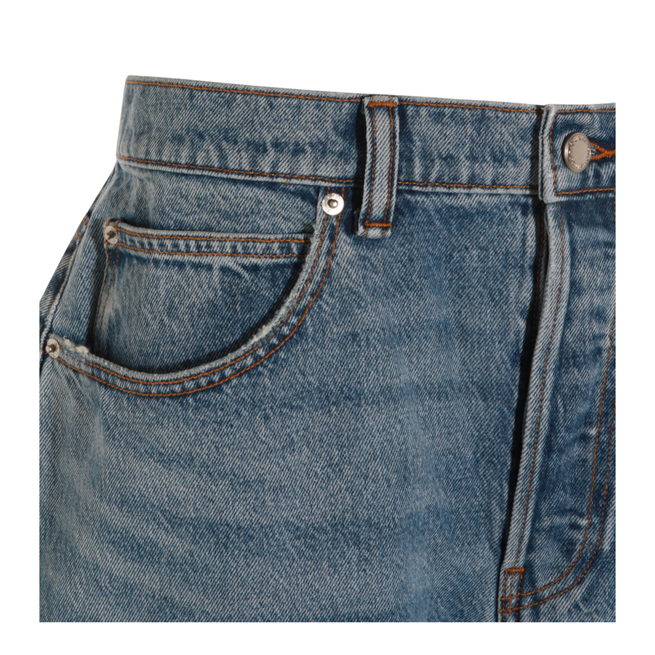 MAYFEYR - Alexander Wang - Blow Up Jeans With Logo In Strass - 4DC1264111486