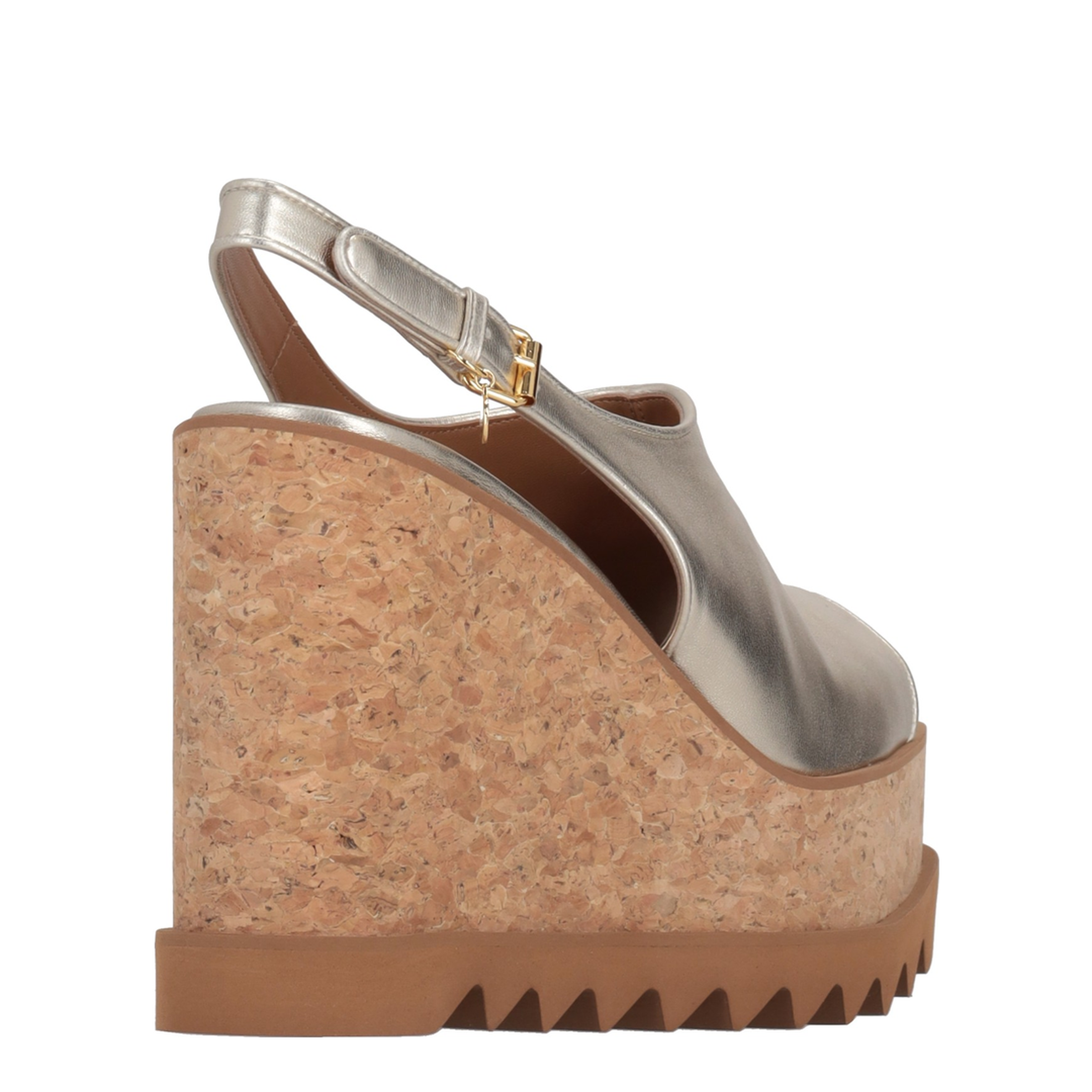 MAYFEYR - Stella Mccartney - Sneakelyse Slingback Sandal 120 Metallic Alter Mat - 810687E002908088