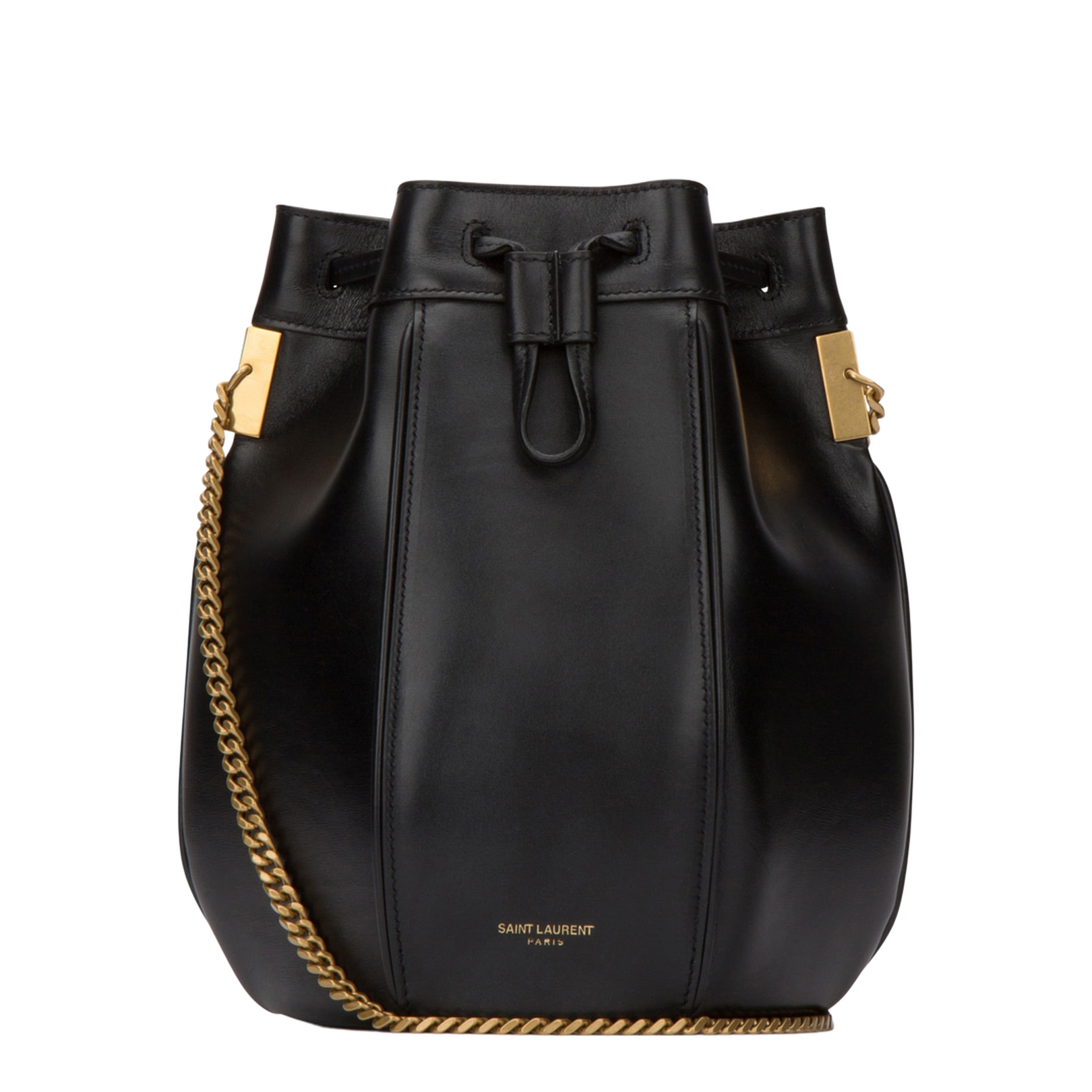 Small Leather Bucket Bag