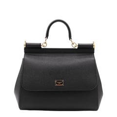 Sicily Grand Calfskin Handbag - Noir