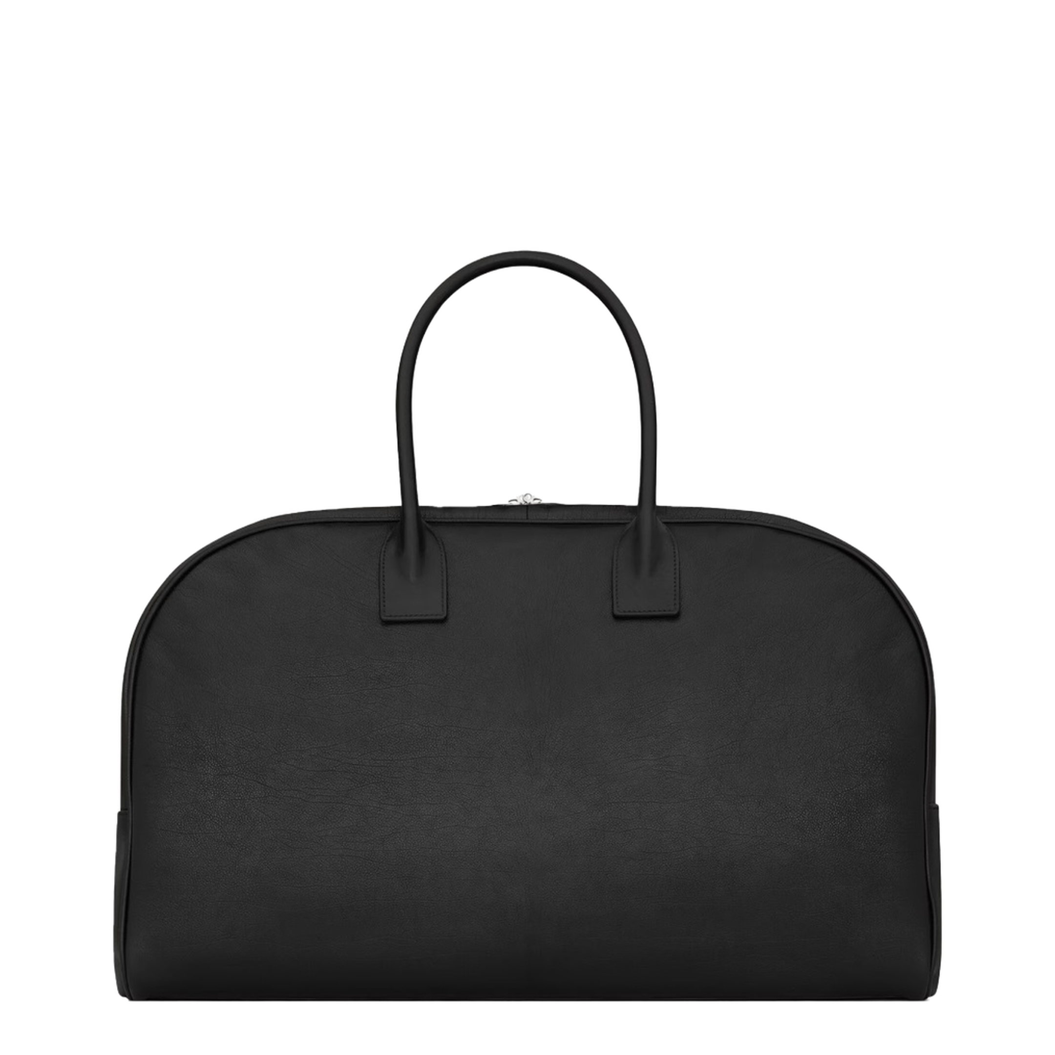 Bowling Large Leather Duffle Bag - Black