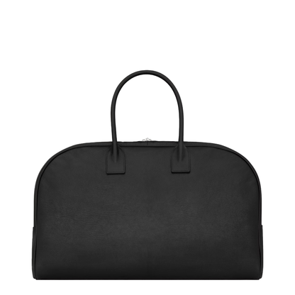 Bowling Large Leather Duffle Bag - Black