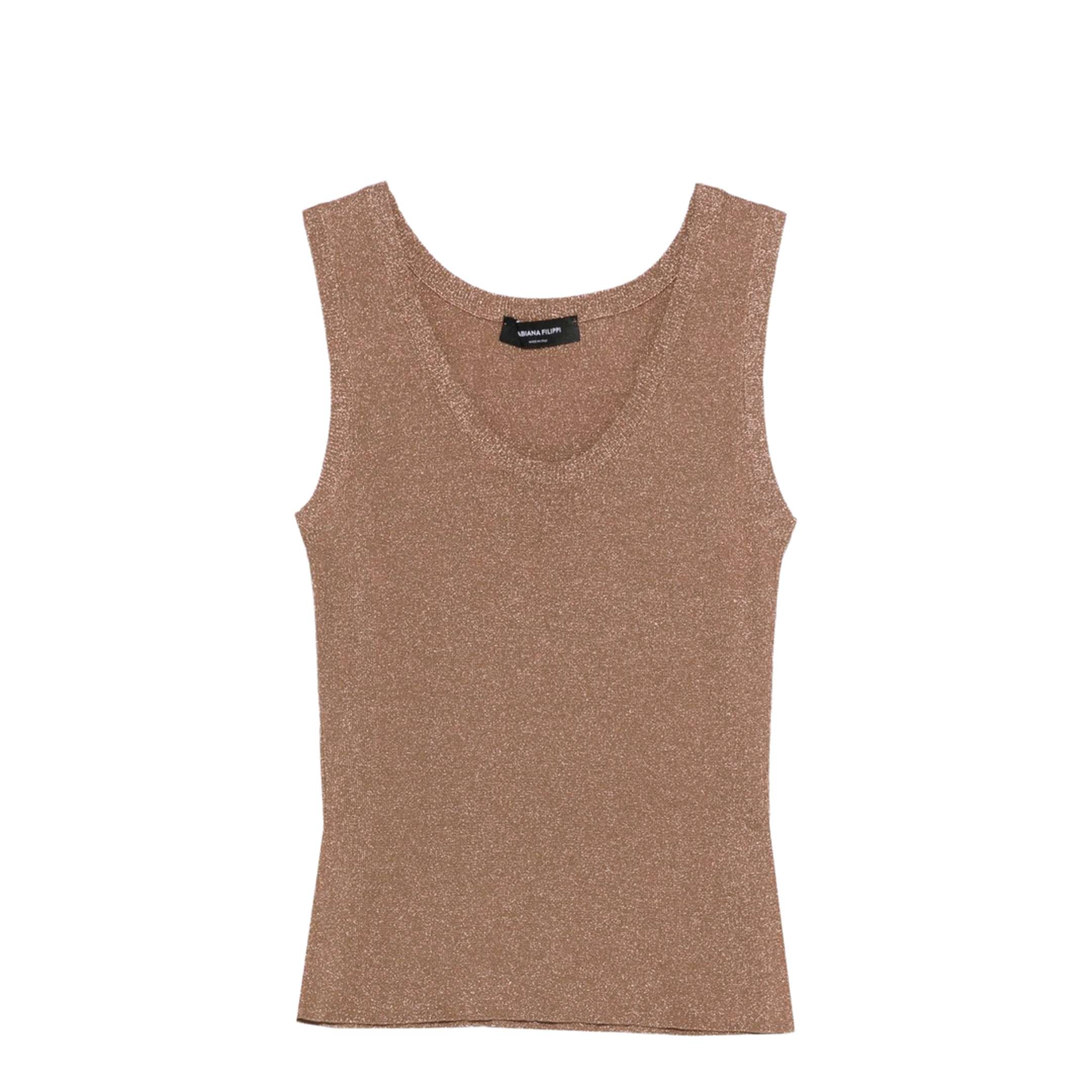 MAYFEYR - Fabiana Filippi - Top Brown - MAD266F066D9621268