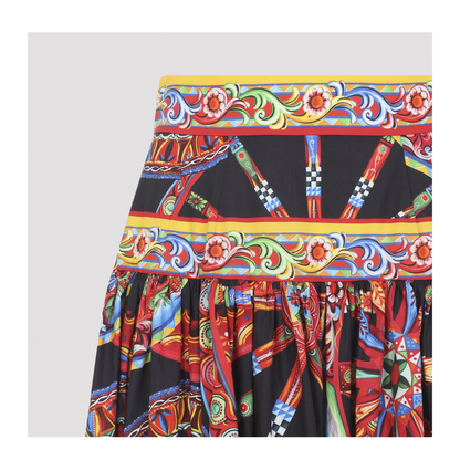 MAYFEYR - Dolce & Gabbana - Popeline Midi Carretto Skirt - F4CELTGDDTF
