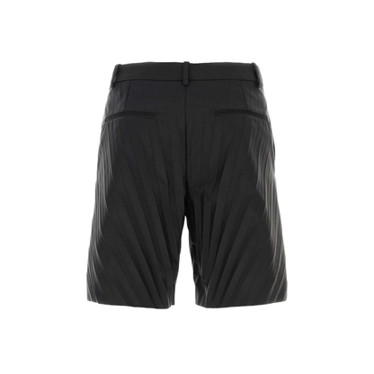 Black Nylon Bermuda Shorts