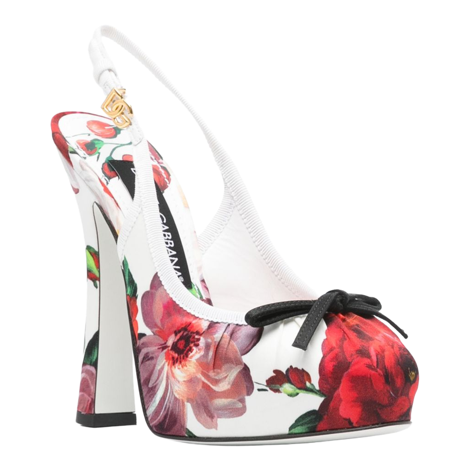 Sculpted Heel Slingback Shoes