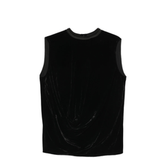 Sleeveless Velvet Top