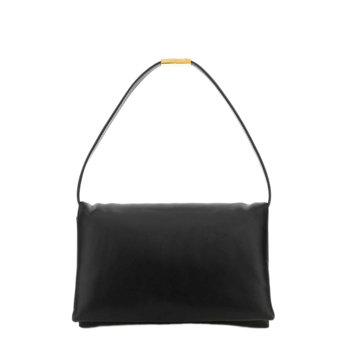 MAYFEYR - Marni - Black Leather Shoulder Bag - SBMP0139UOP529800N99