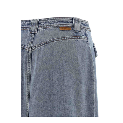 Denim Pencil Skirt