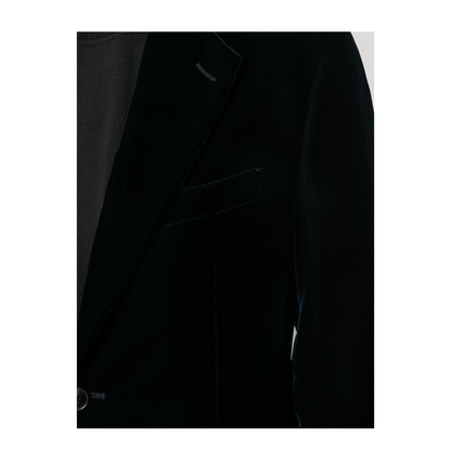 MAYFEYR - Giorgio Armani - Velvet Single Breasted Blazer Jacket - 9CGGG0AWT0025UBUV