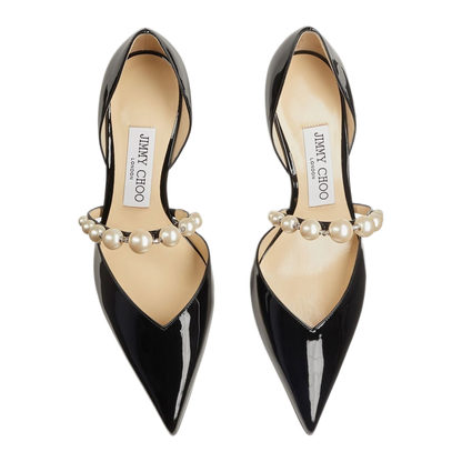 MAYFEYR - Jimmy Choo - With Heel Black - AURELIE65XKMBLACKWHITE