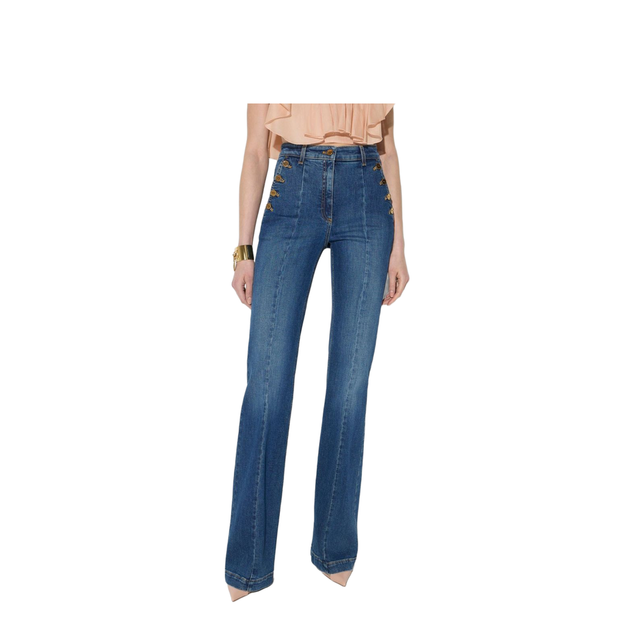 MAYFEYR - Elisabetta Franchi - Jeans Navy - PJ12D66E2139