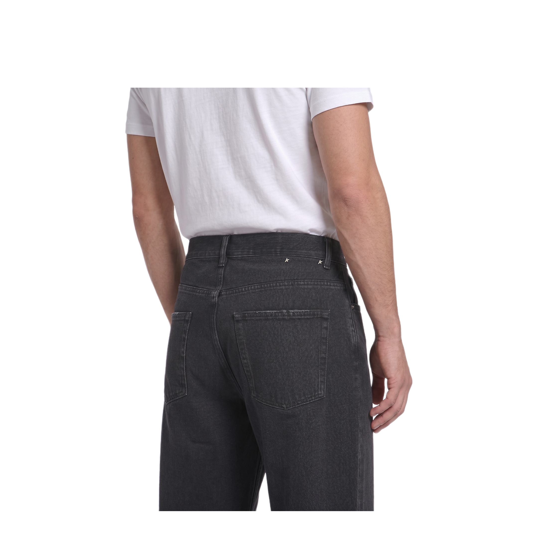 MAYFEYR - Golden Goose - Black Vintage-Effect Jeans - GMP01636P00062590100