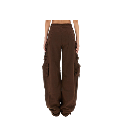 Brown Fern Cargo Pants