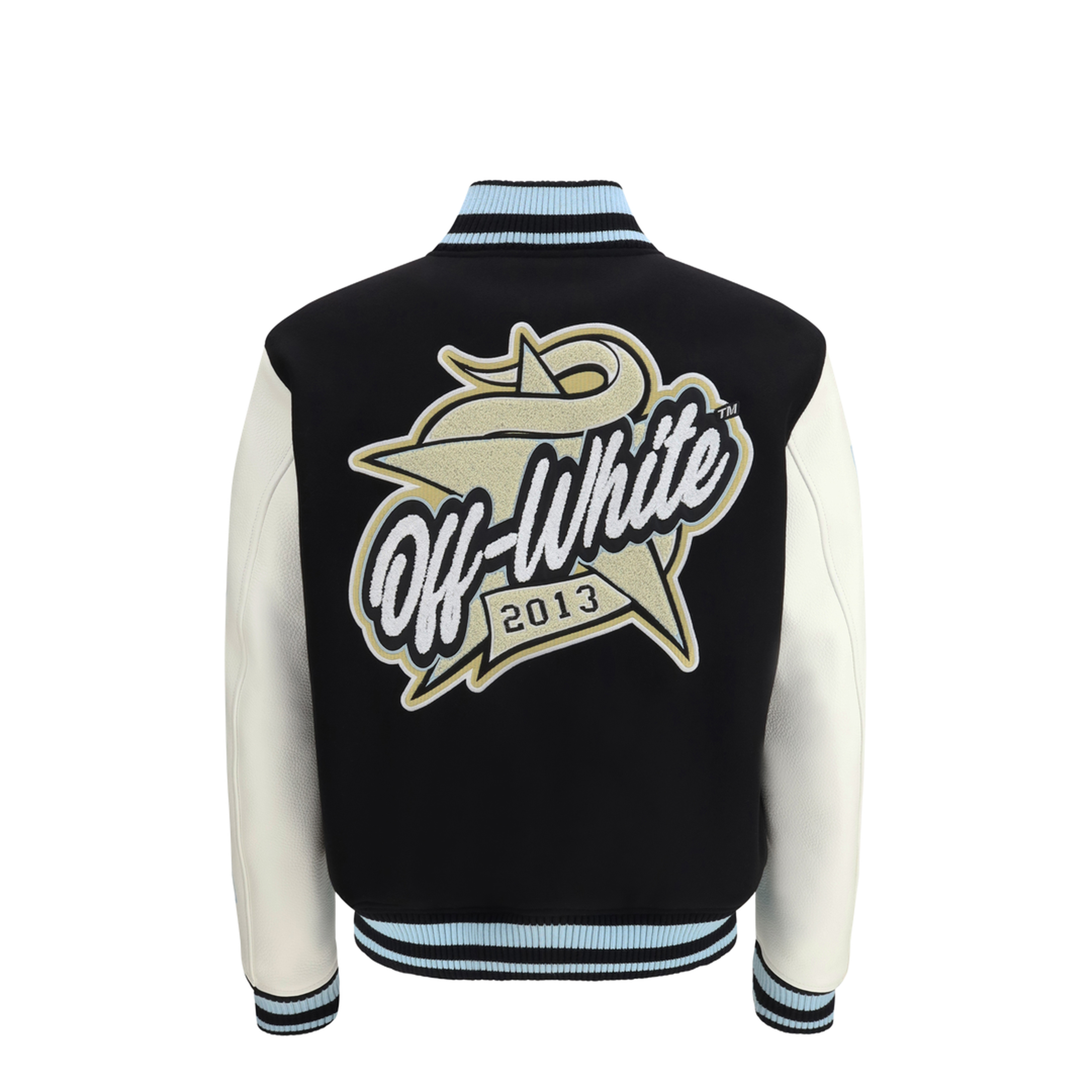 Star-Logo Varsity Bomber Jacket