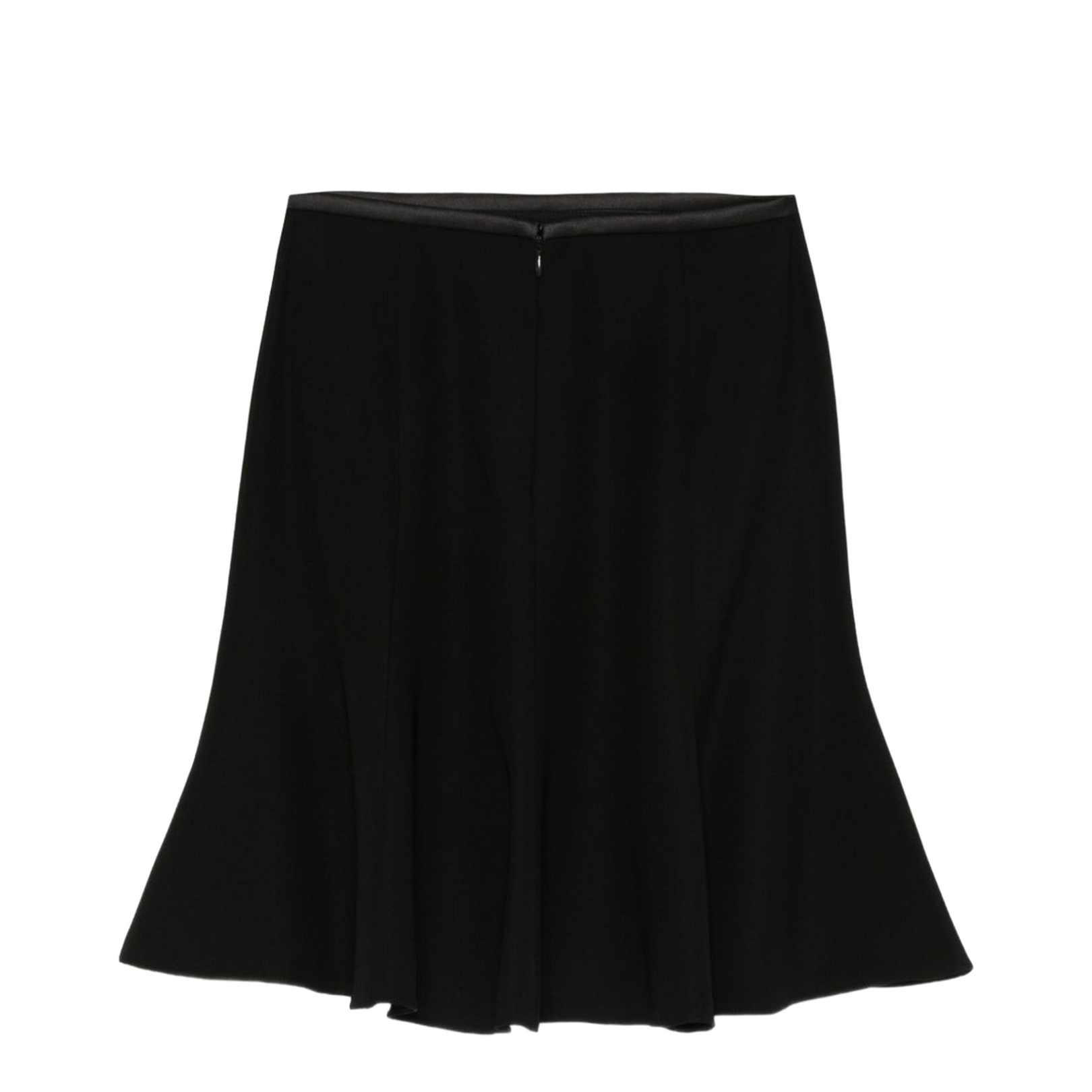 Flared Hem Skirt Black