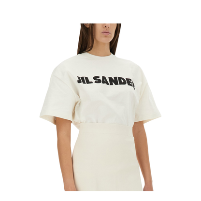 White Printed Logo T-Shirt