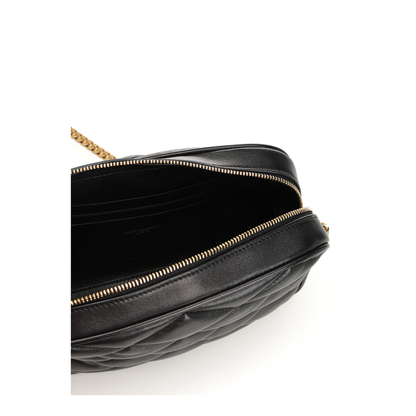 Quilted Leather Camera Bag