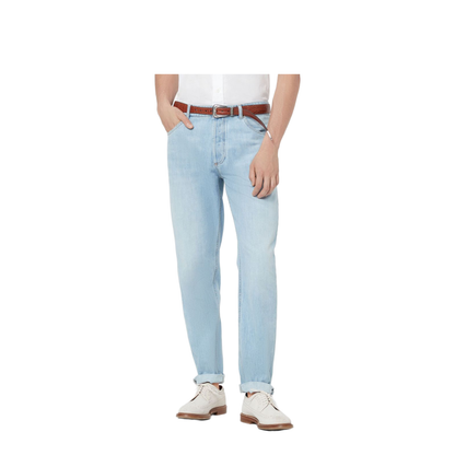 Logo Embroidery Jeans