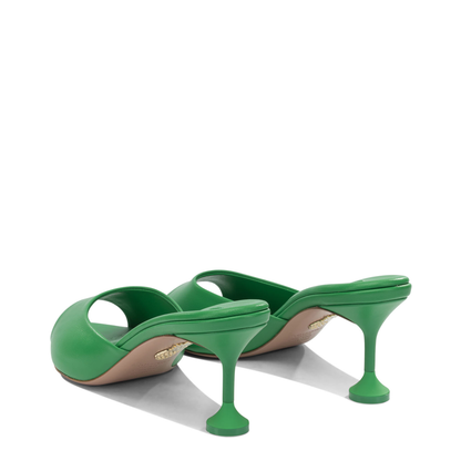 MAYFEYR - Aquazzura - "Bisous 65 Mm" Mule - BISMIDM1NAPPLR