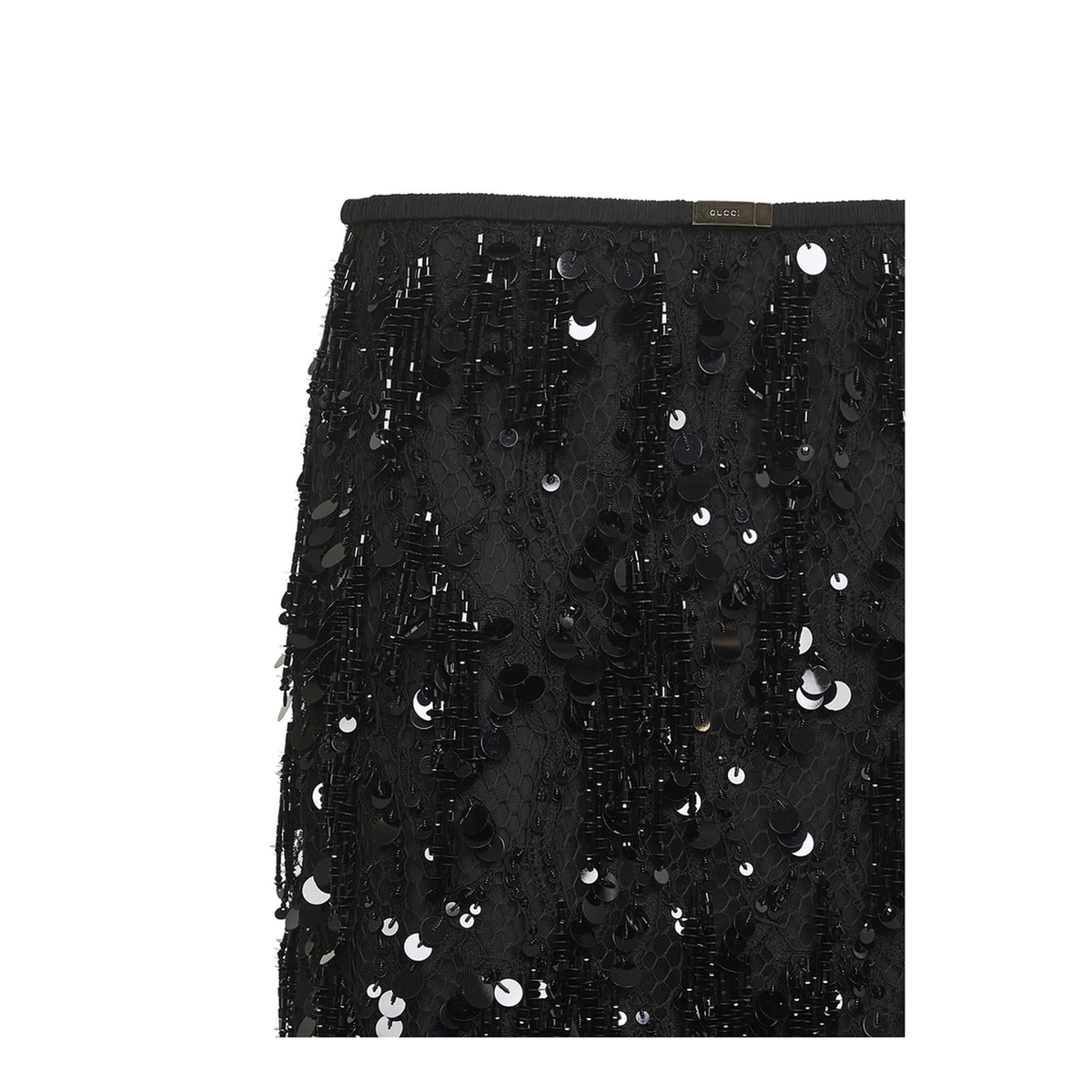 MAYFEYR - Gucci - Black Lace Skirt - 849635ZATNH1000