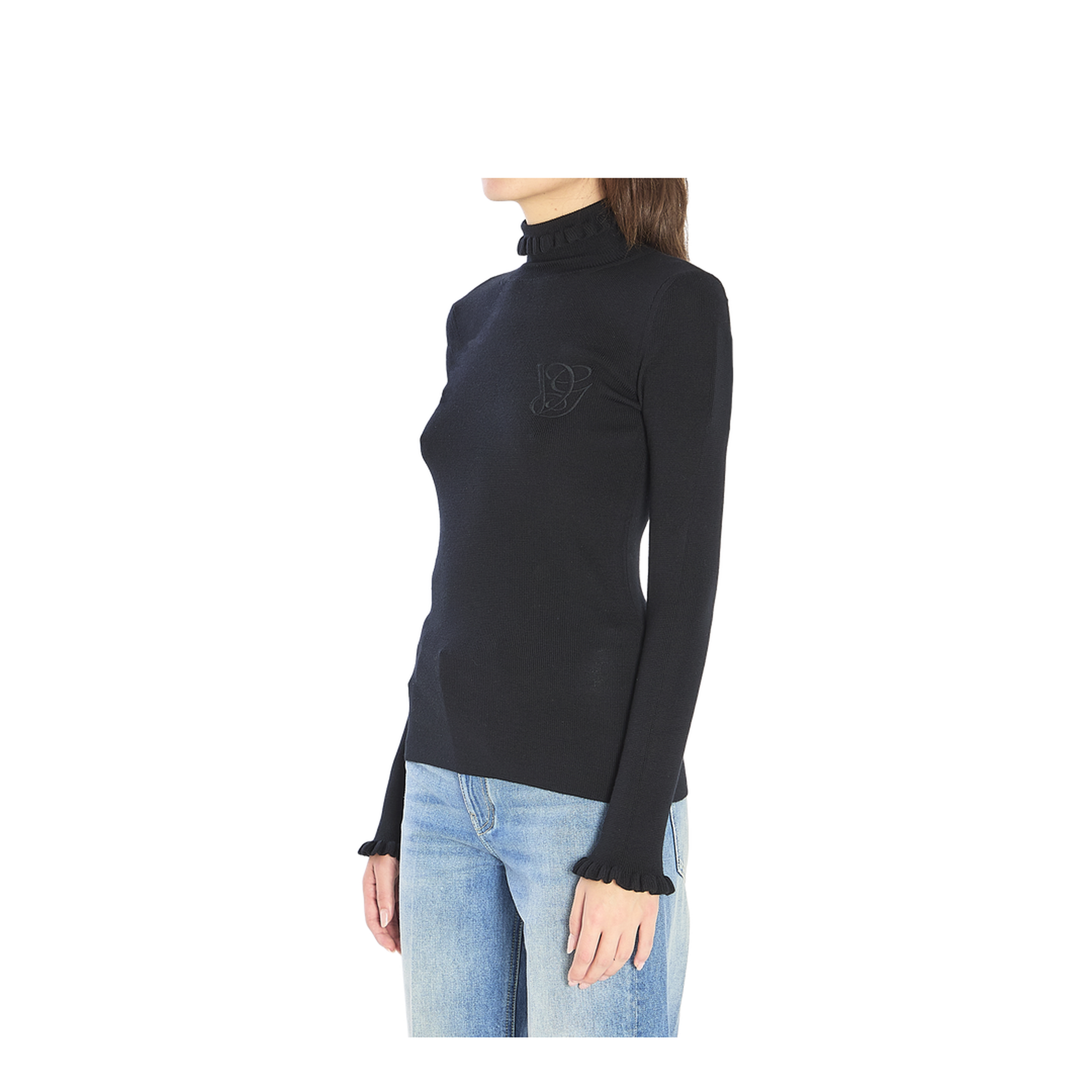 Turtleneck Knitwear Black