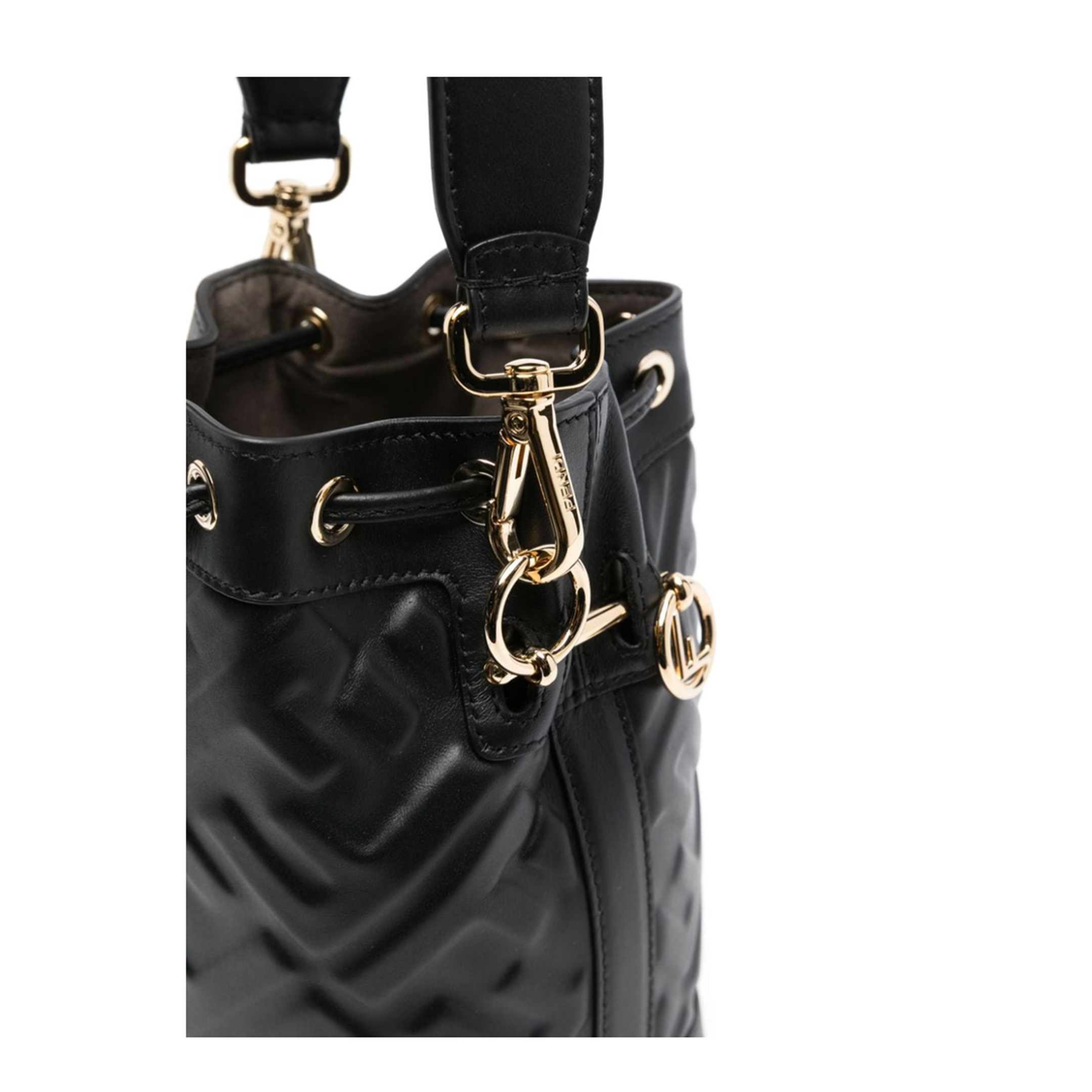 Mon Tresor Mini Calfskin Bucket Bag - Black (Nero)