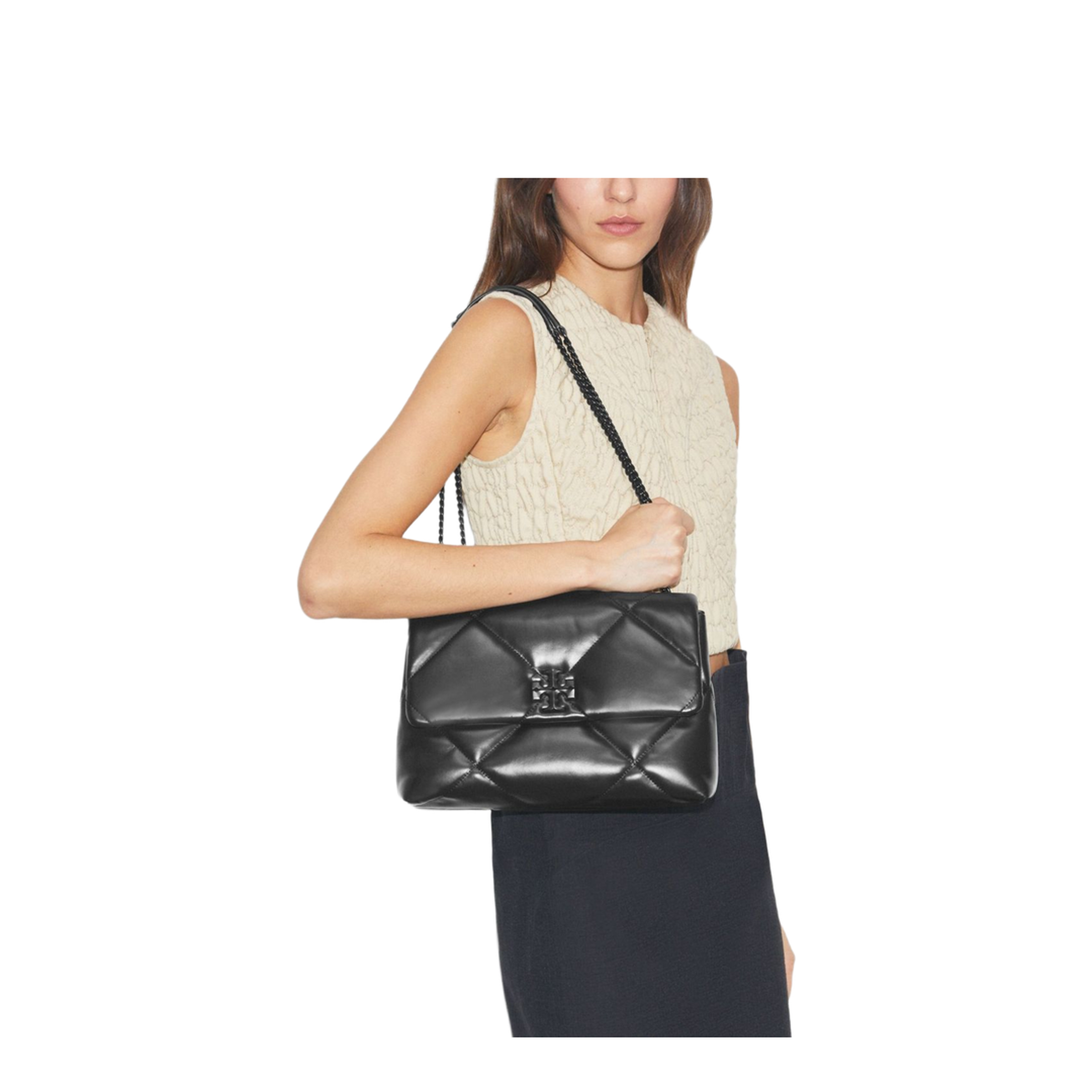 Kira Diamond Quilt Convertible Shoulder Bag