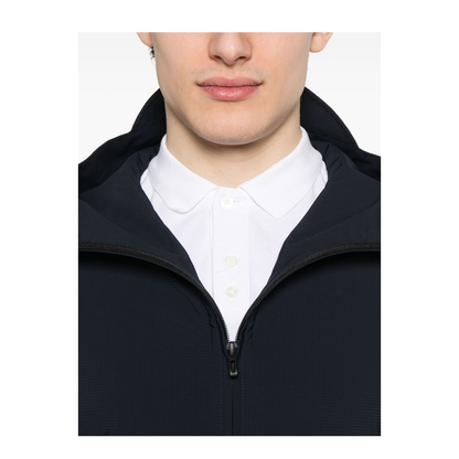 Travel Essentials Water-Repellent Nylon Hooded Blouson