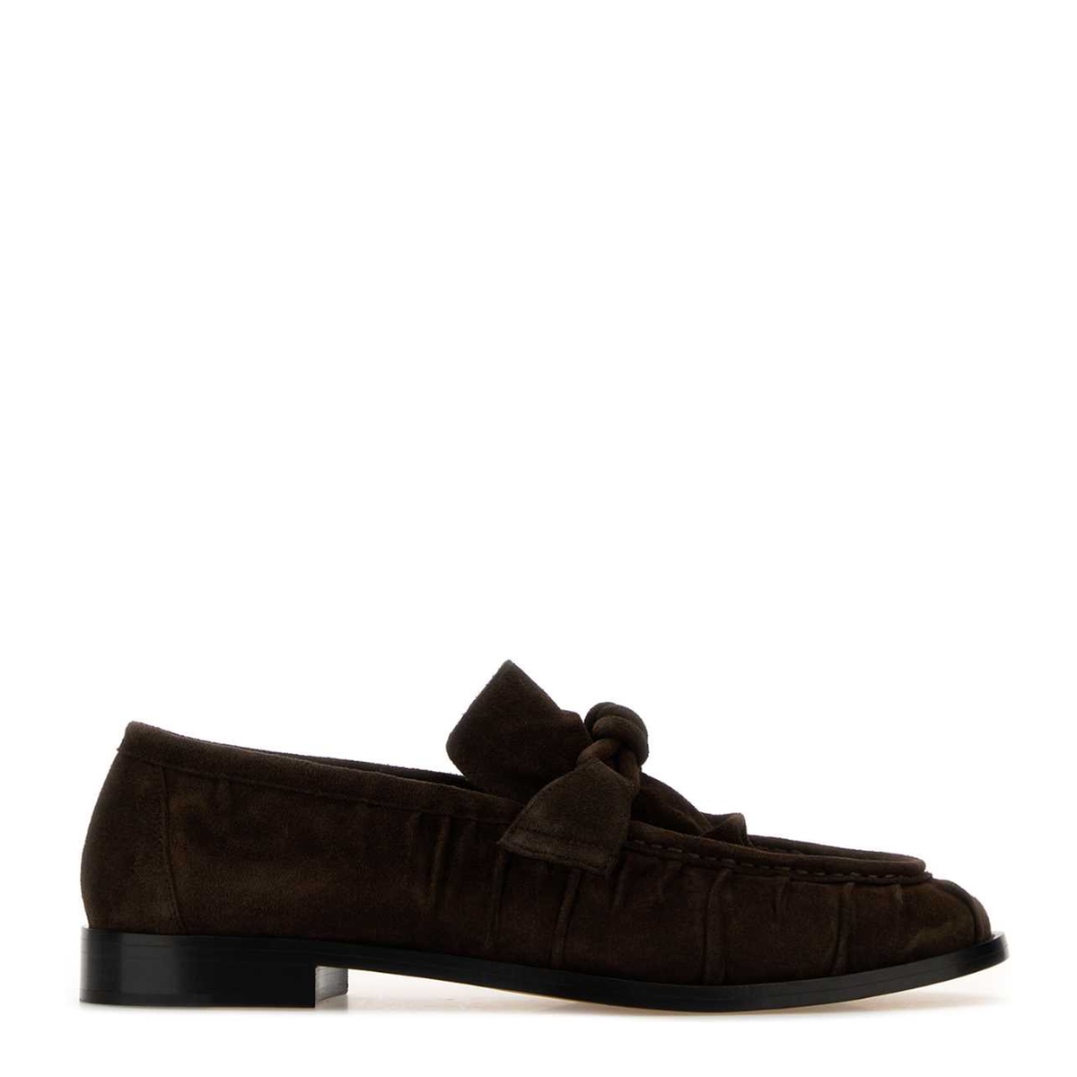MAYFEYR - Bottega Veneta - Dark Brown Suede Astaire Loafers - 855177V3QE12113