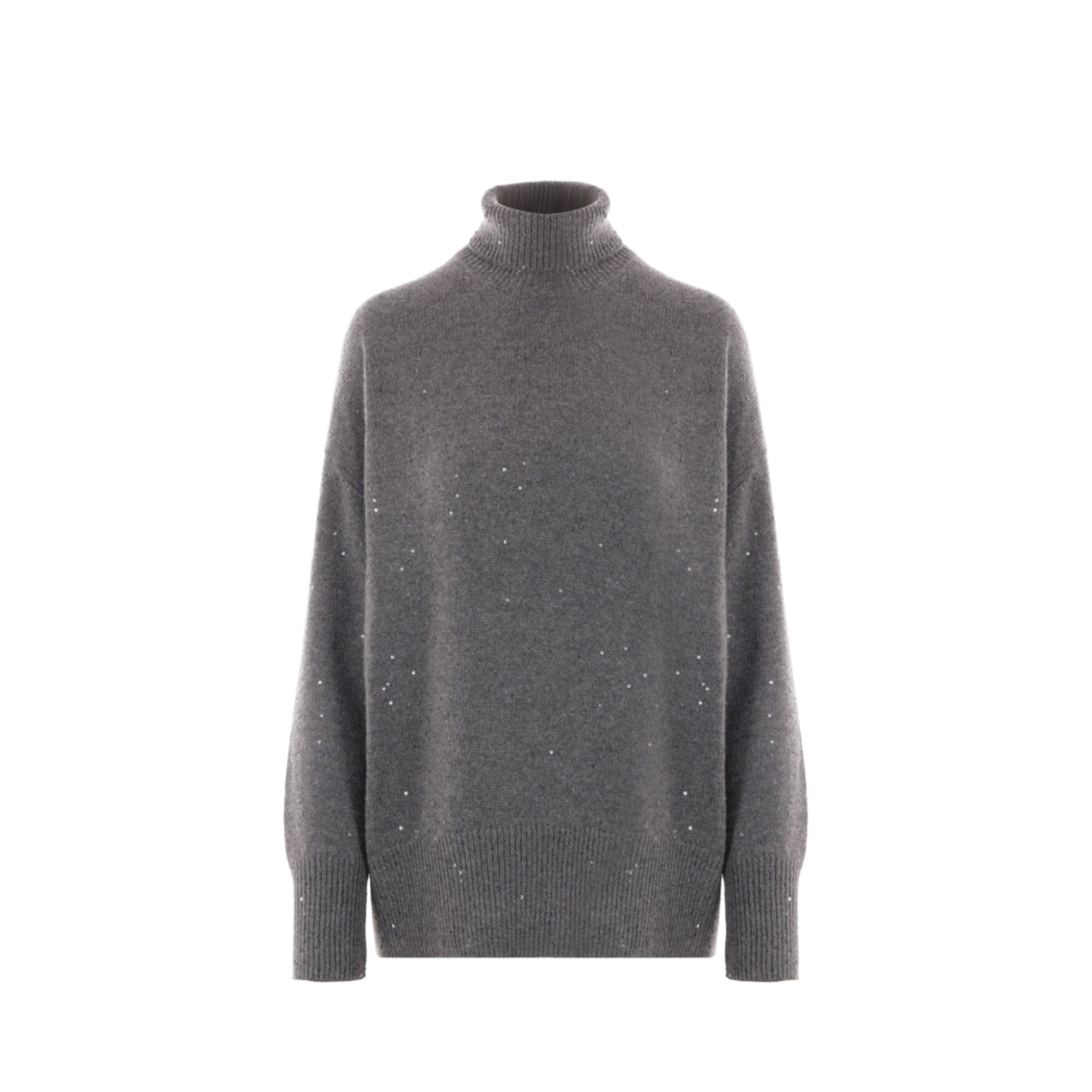 Cashmere And Silk Turtleneck Sweater