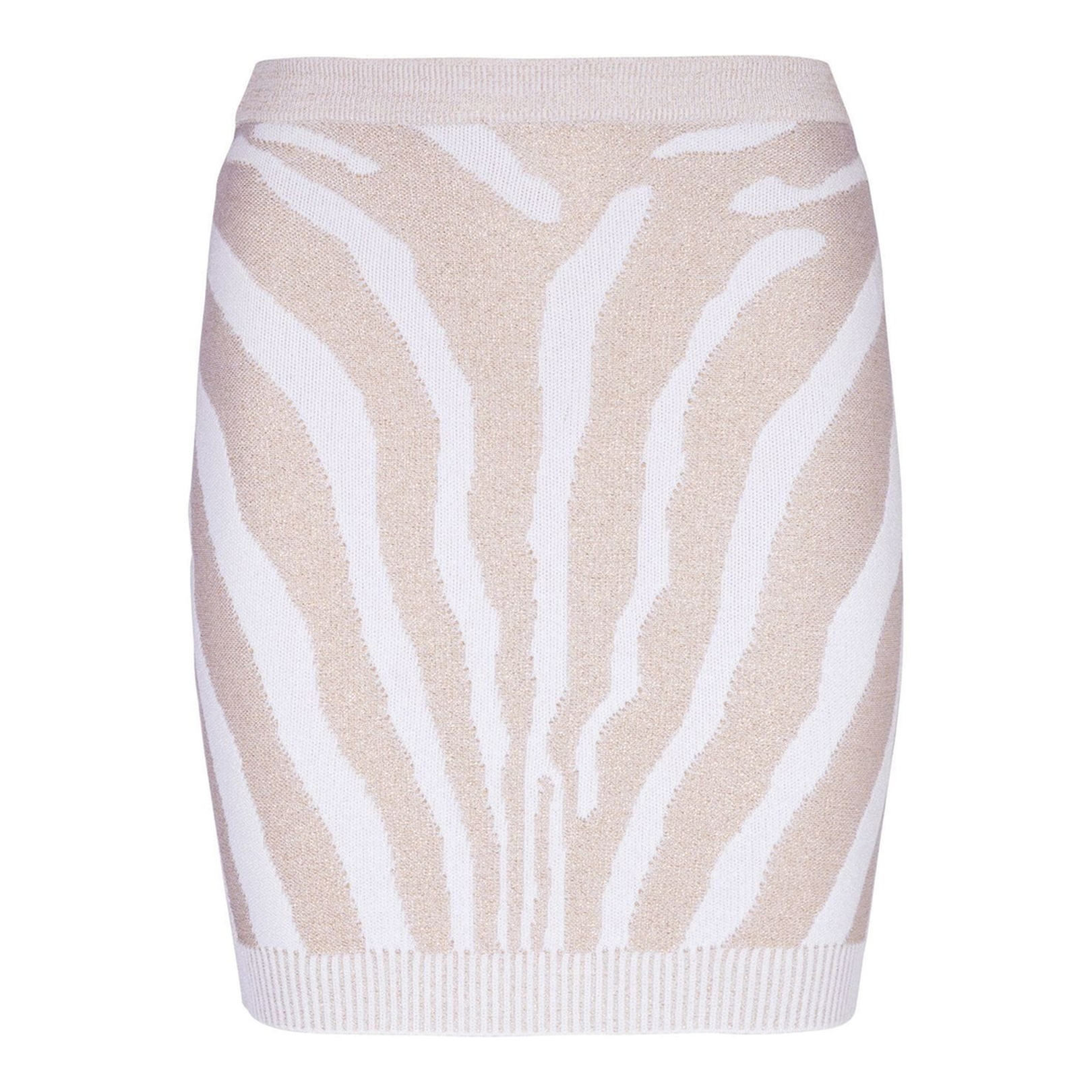 Zebra-Print Mini Skirt