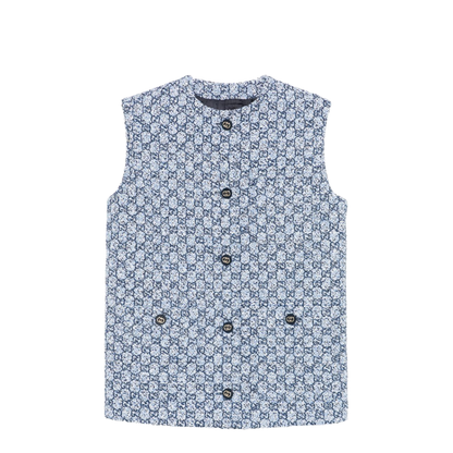 MAYFEYR - Gucci - Multicolor Tweed Gilet - 855777ZAUE24262