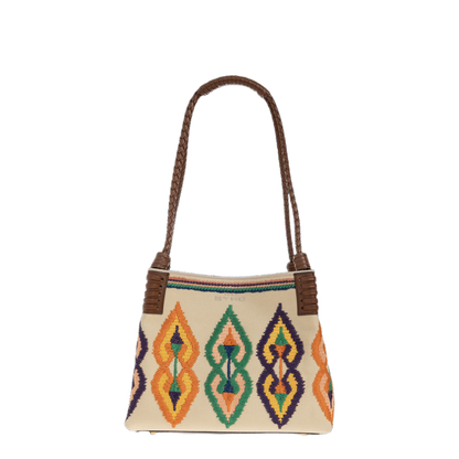 Libra Small Canvas Tote Bag - Cream