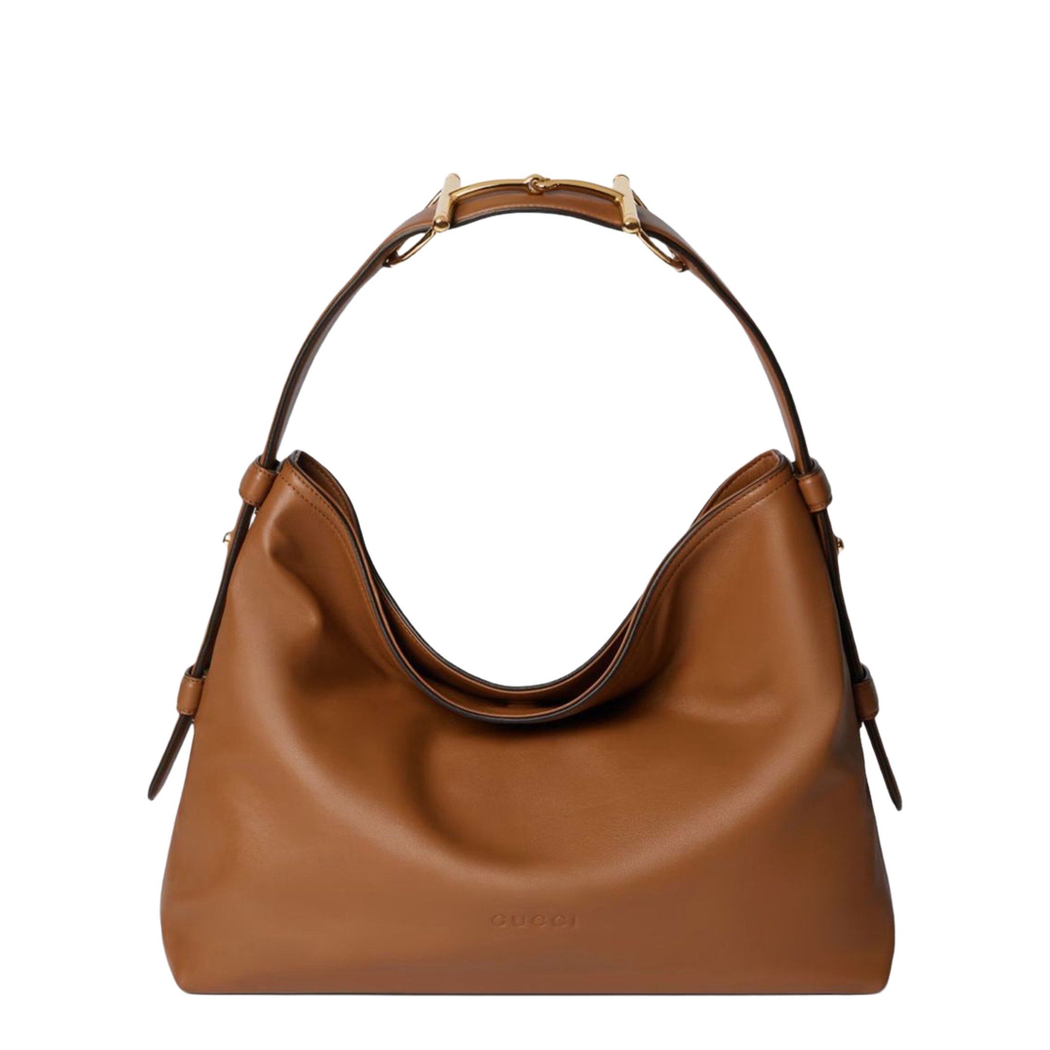 Beatrix Medium Leather Shoulder Bag - Brown
