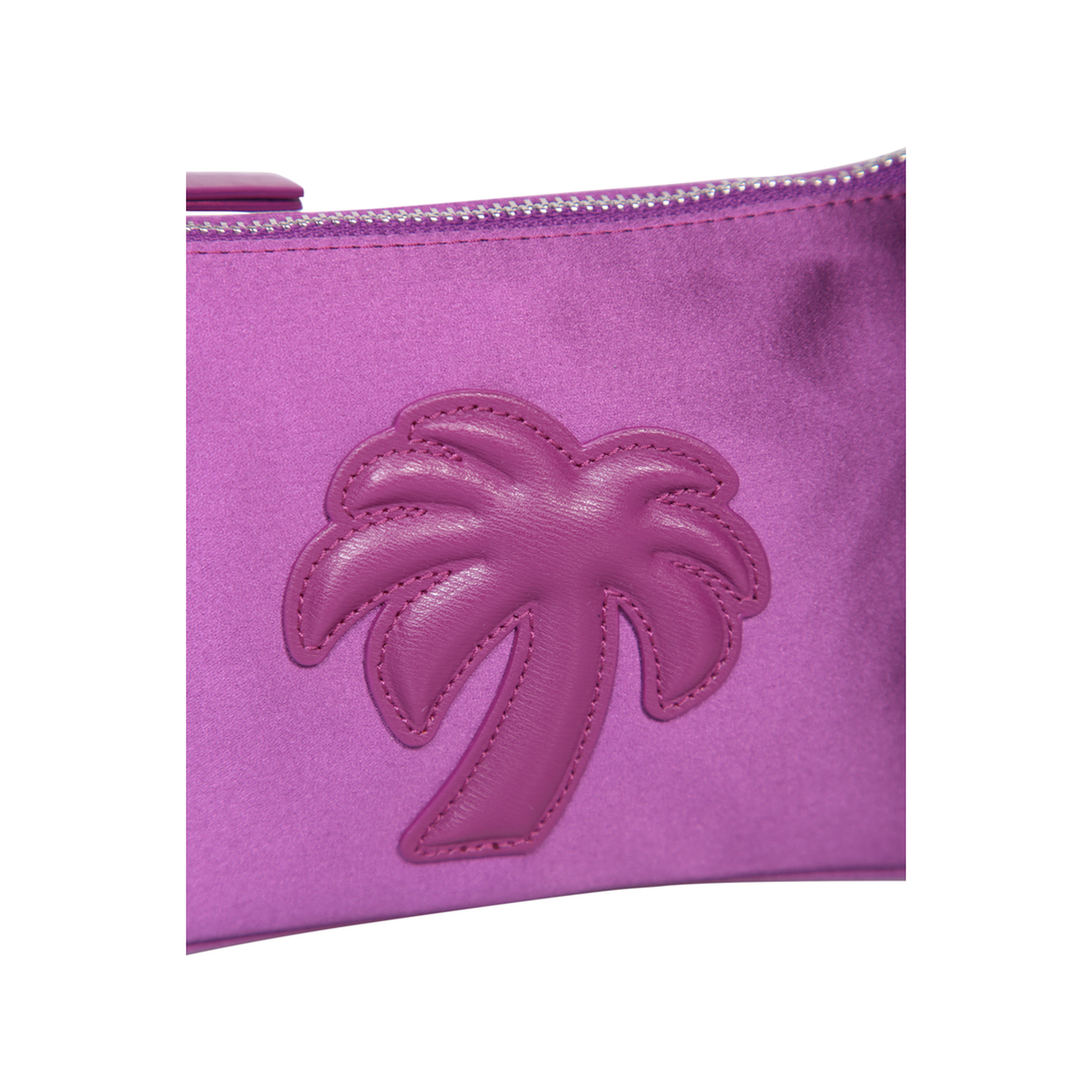 The glossy finish adorns this bag by