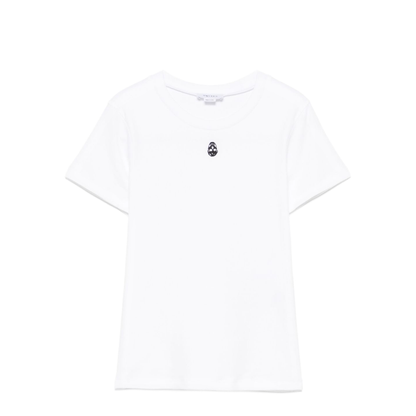 T-Shirt with Embellished Skull
