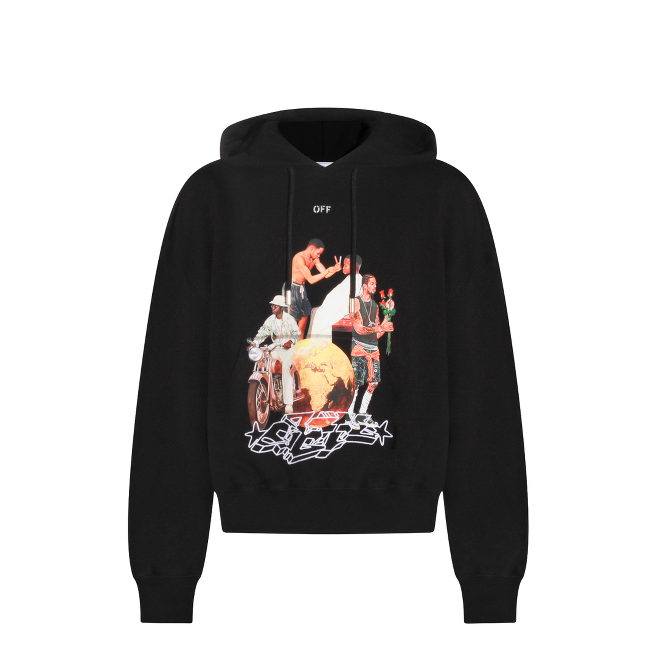 Black Cotton Sweatshirt