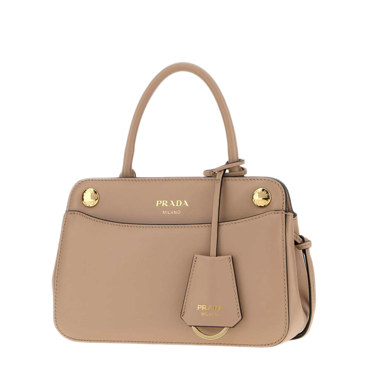 MAYFEYR - Prada - Beige Leather Mini Handbag - 1BA511VTOOASKF0LT6