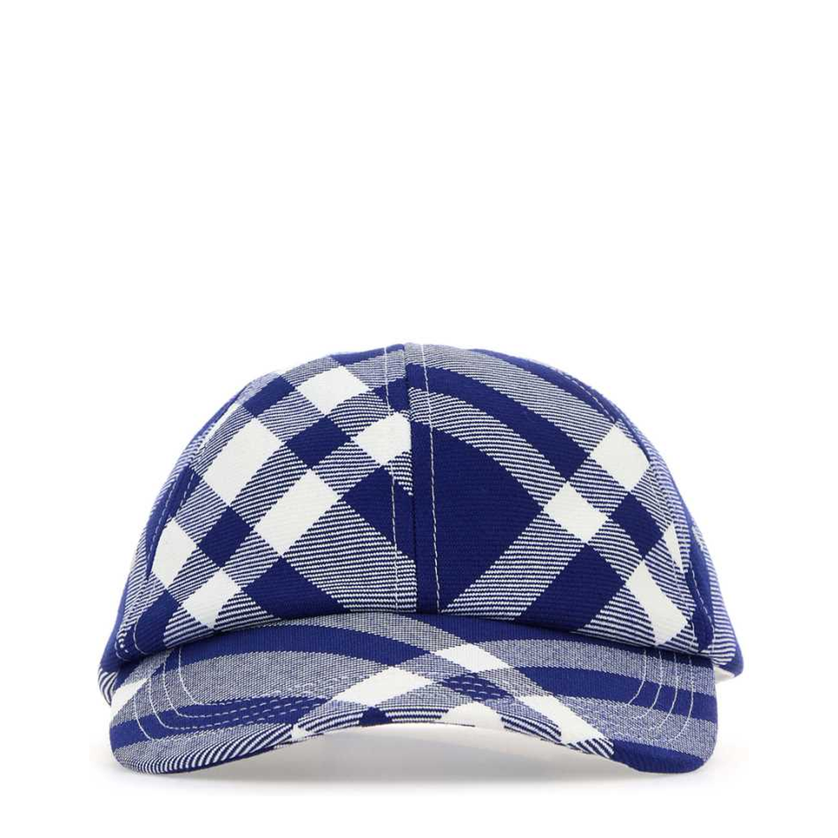 Baseball Cap with Tartan Pattern