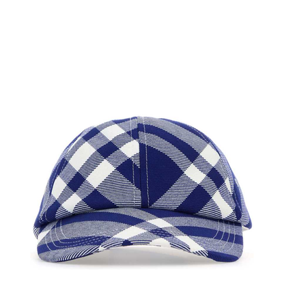 Baseball Cap with Tartan Pattern