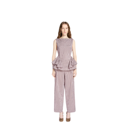 MAYFEYR - Dries Van Noten - Casey Ruffled Peplum Top - 0107073132703