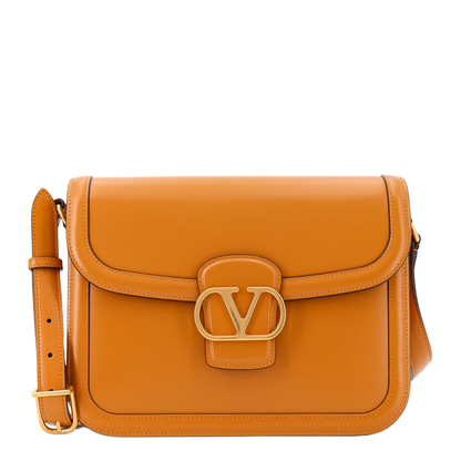 Elegant Camel Leather 9To5 Shoulder Bag
