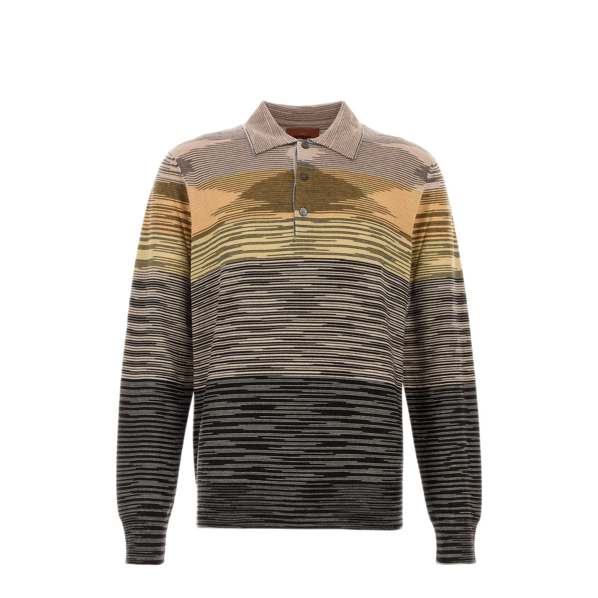 MAYFEYR - Missoni - Embroidered Wool Polo Shirt - US24W208BK015US10AV