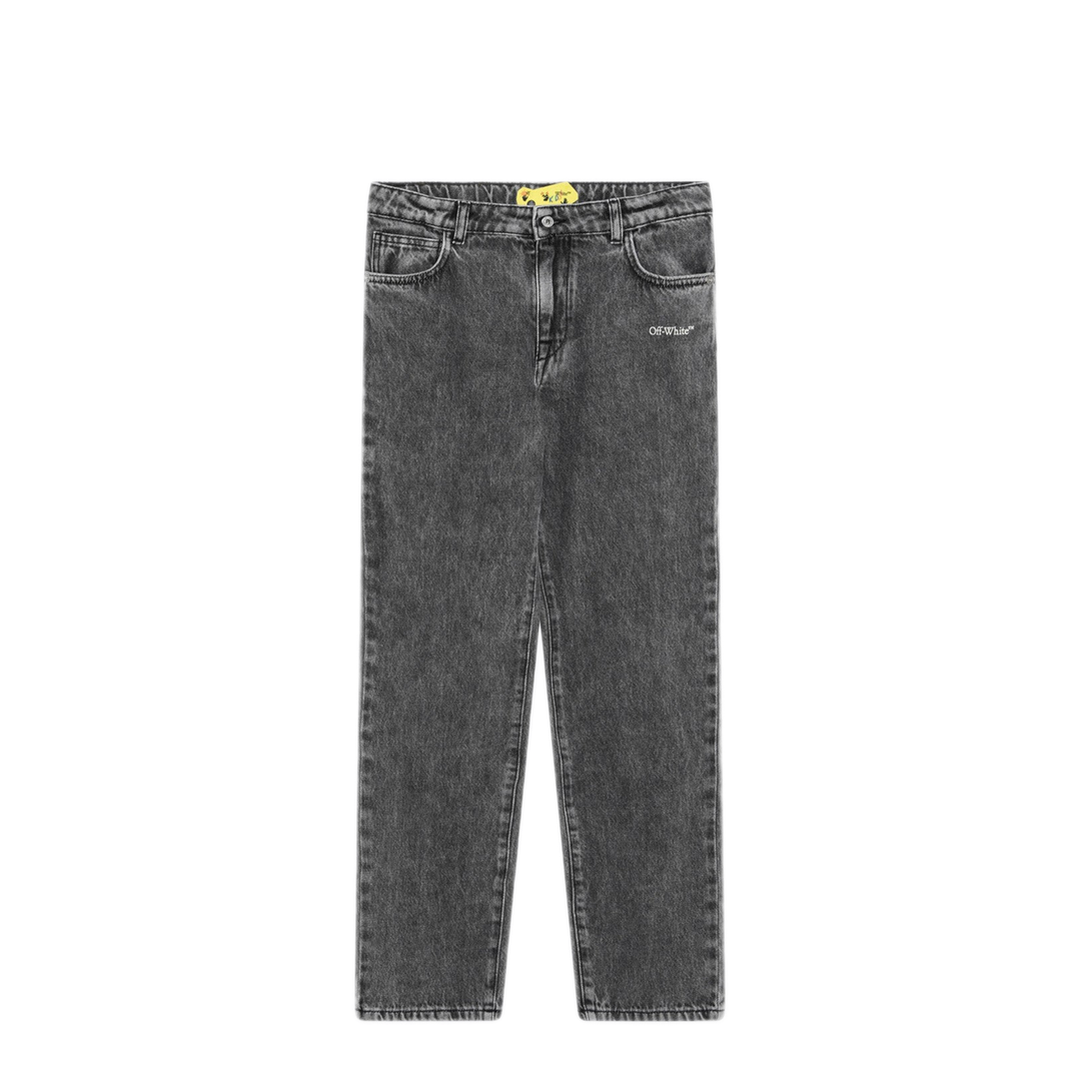 MAYFEYR -  - Grey Denim Diagonal Jeans - OBYA005S26DEN0010031