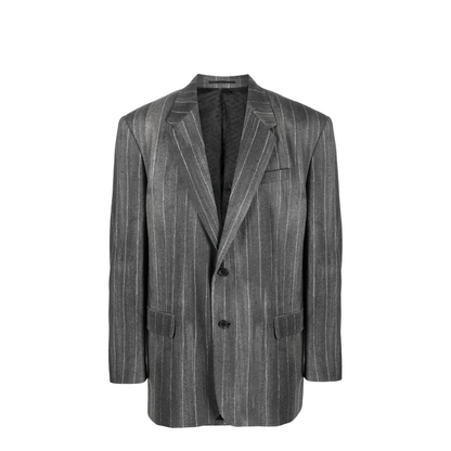 Wool Tailored Jacket Brown